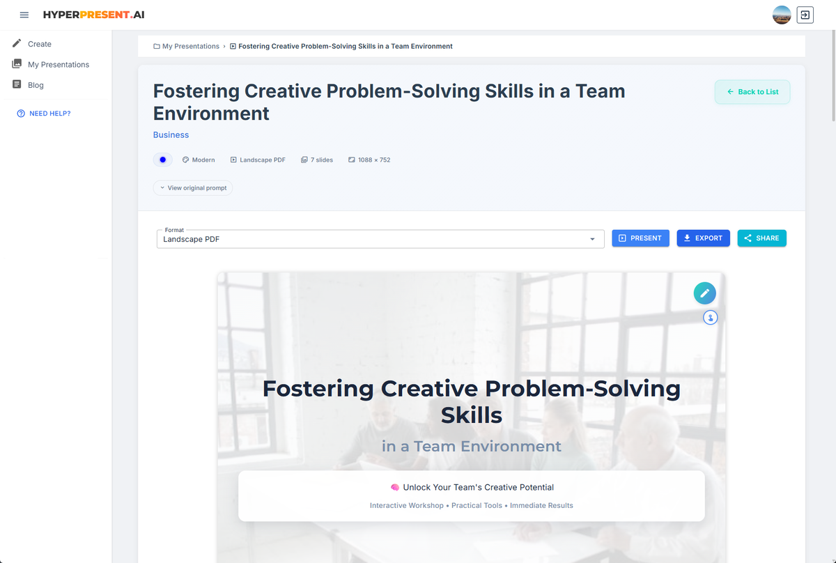 HyperPresent.AI logo