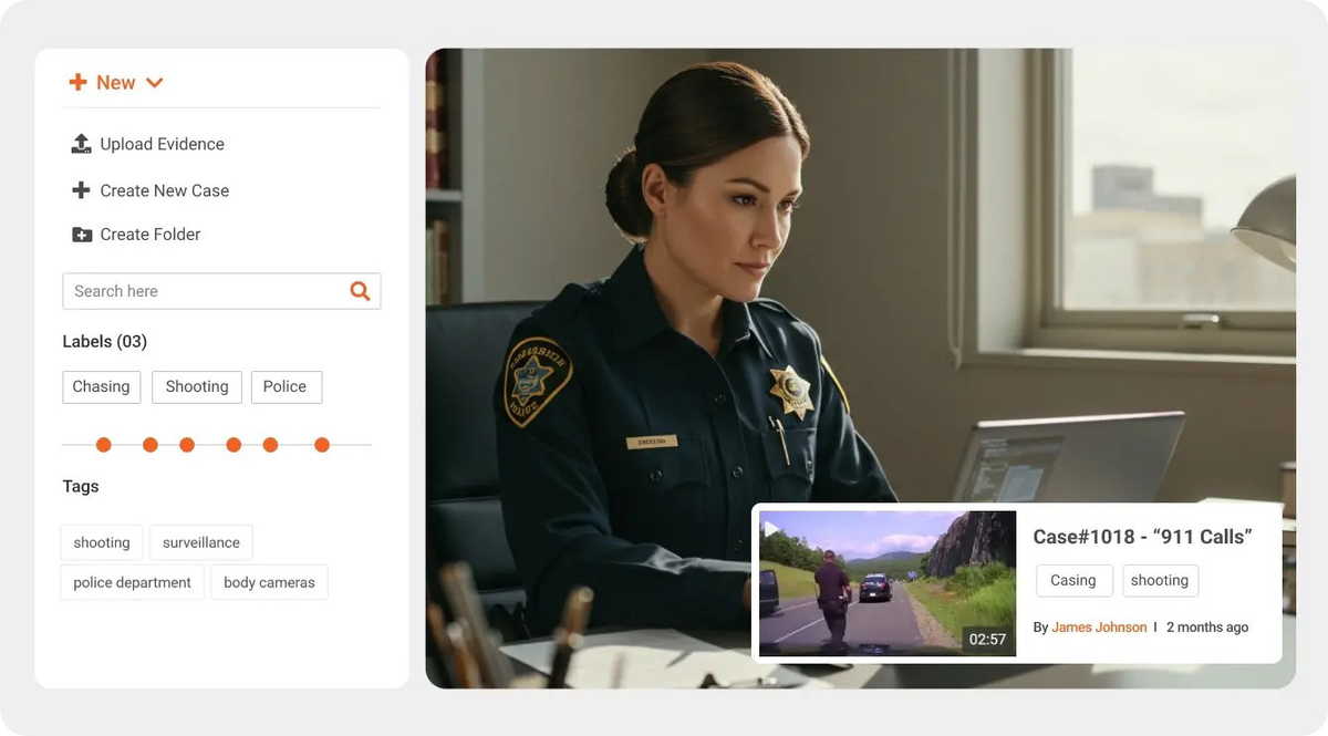 VIDIZMO Digital Evidence Management System logo