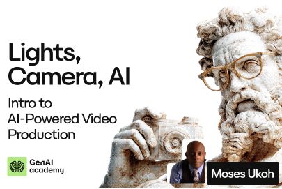 Bring stories to life with AI: create, animate, and produce your first short film in 3 sessions.