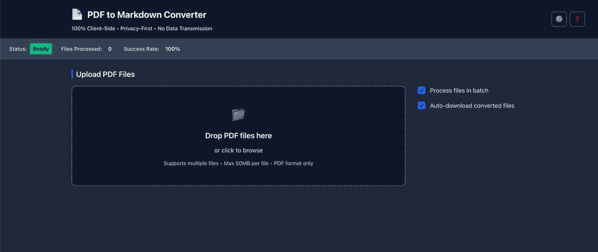 PDF to Markdown Converter