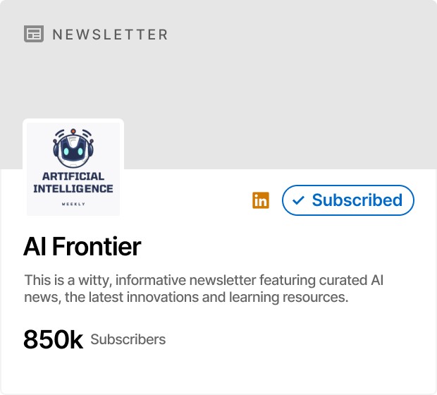 Steve Nouri Newsletter: AI Frontier