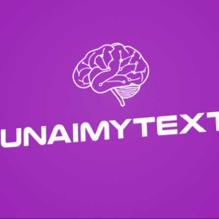 UnAIMyText logo