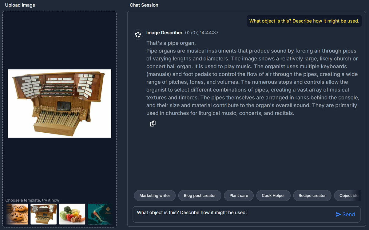 Image Describer logo