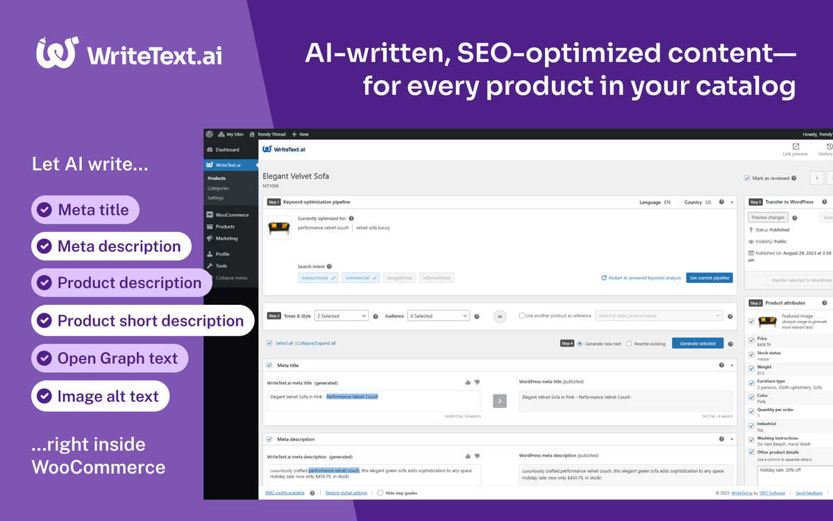WriteText.ai logo